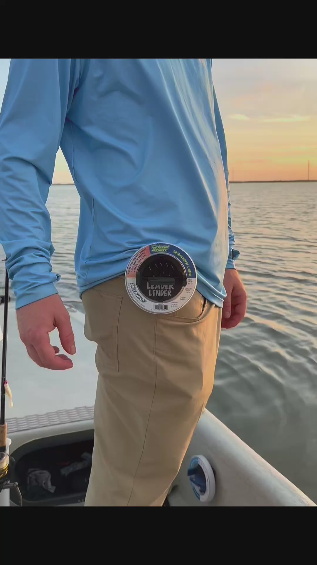 Leader Lender™ - Fishing Leader Holder & Cutter